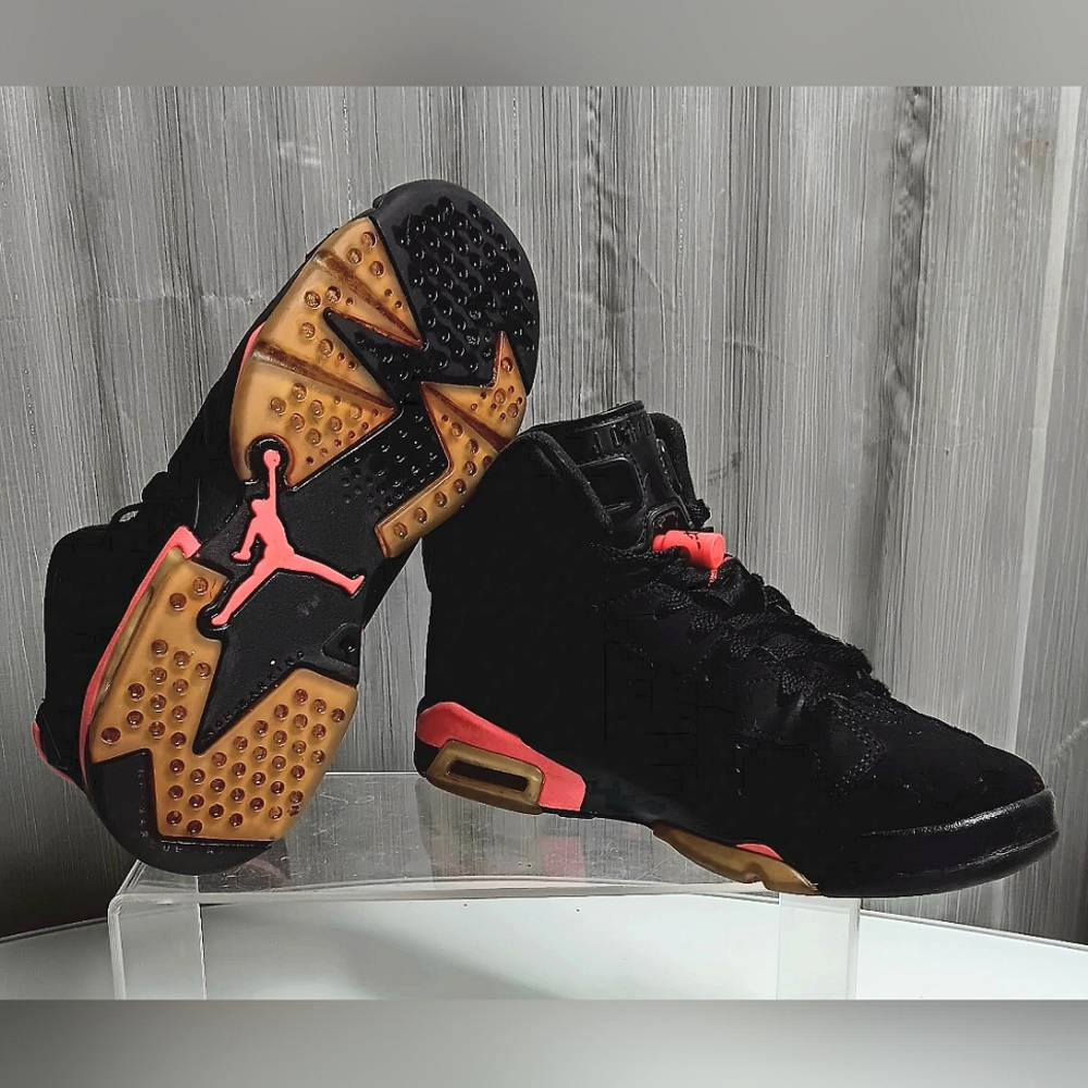 NIKE 6 RETRO "Infrared": sz 6.5Y / Women's 8